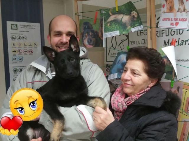 Alba con la nuova famiglia